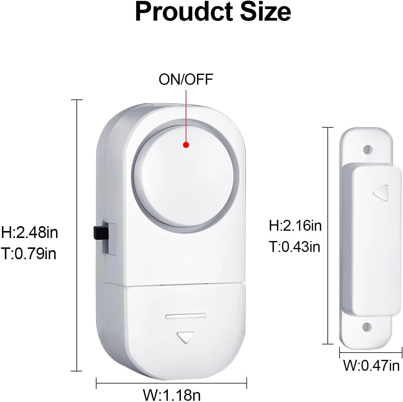 إنذار الباب والشباك اللاسلكي - حماية فورية عند الفتح